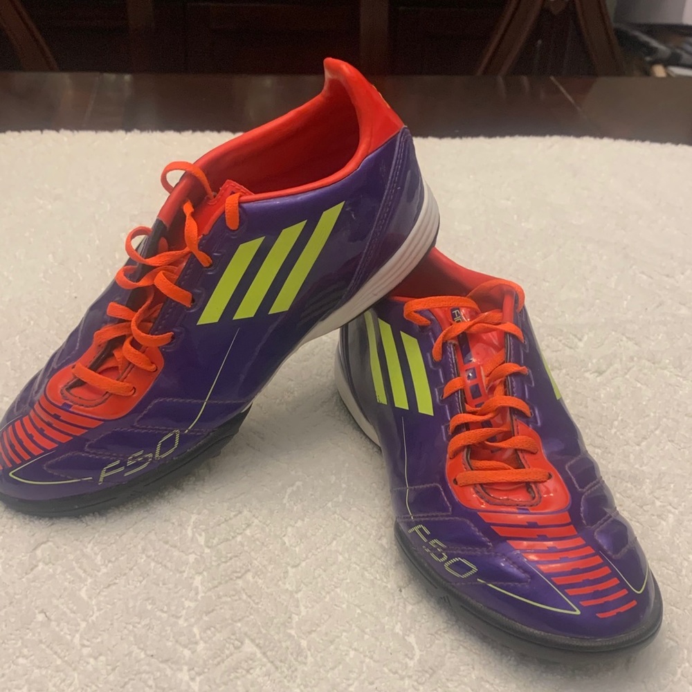 Adidas F50 indoor soccer cleats (Men’s size 4.5)